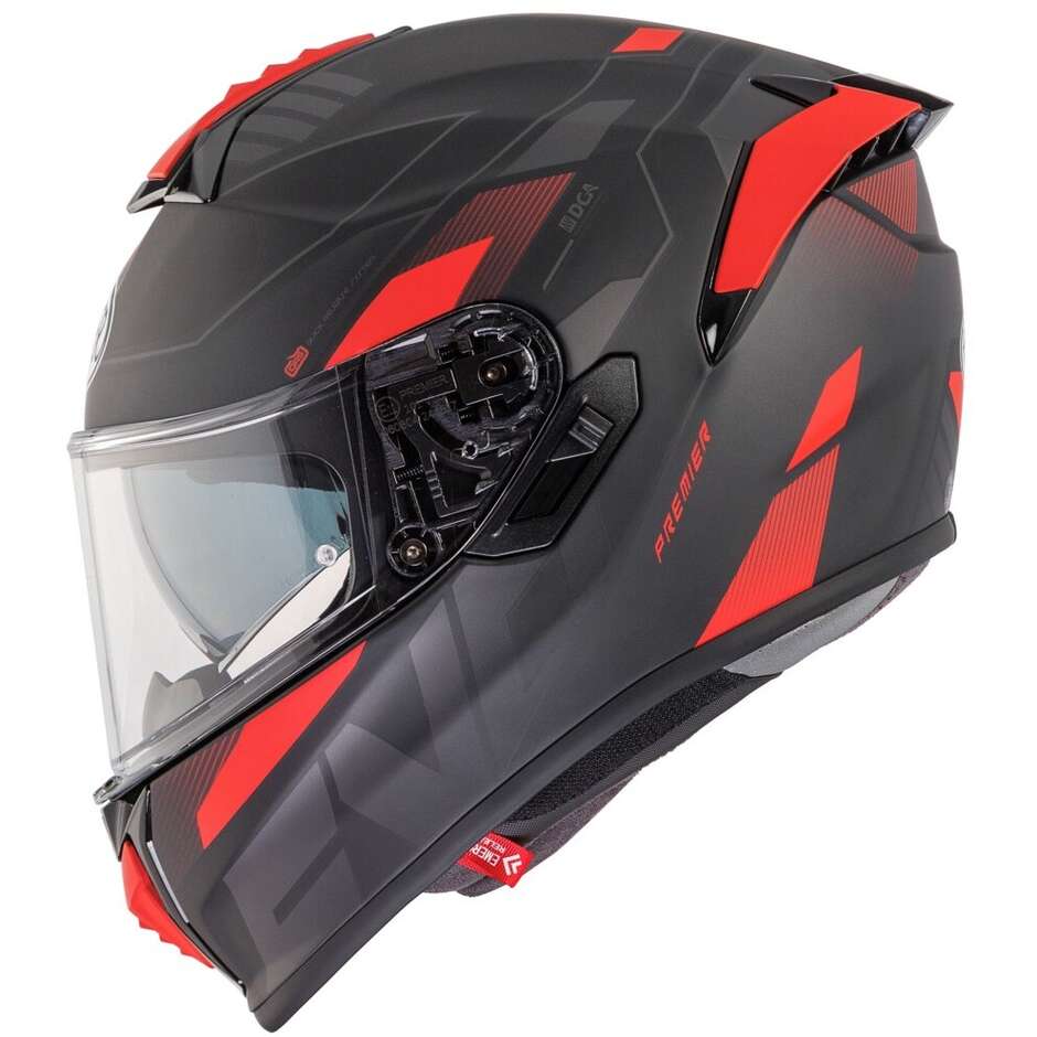 Premier EVOLUZIONE PR92BM Full Face Motorcycle Helmet