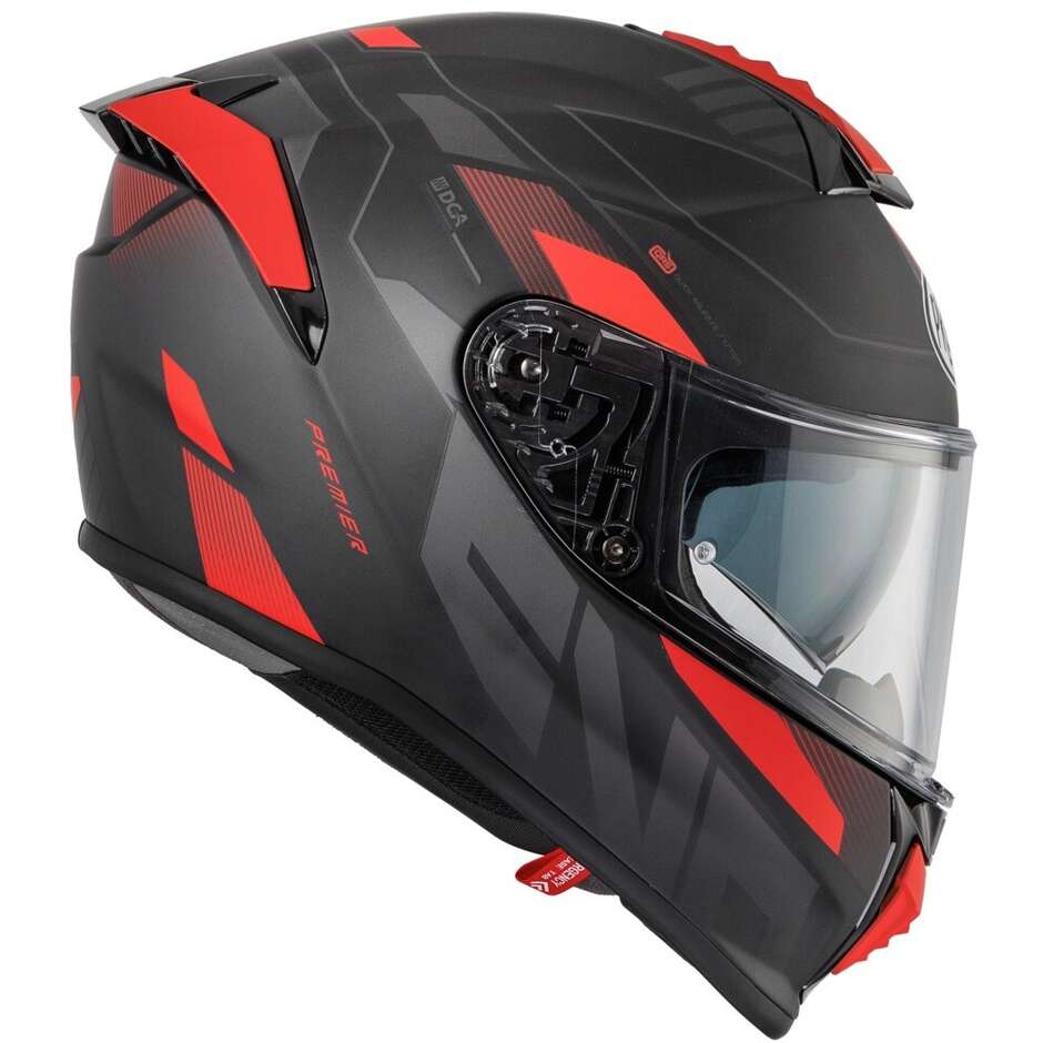 Premier EVOLUZIONE PR92BM Full Face Motorcycle Helmet