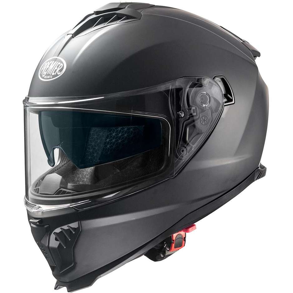Premier Integral Motorradhelm TYPHOON U9BM Mattschwarz