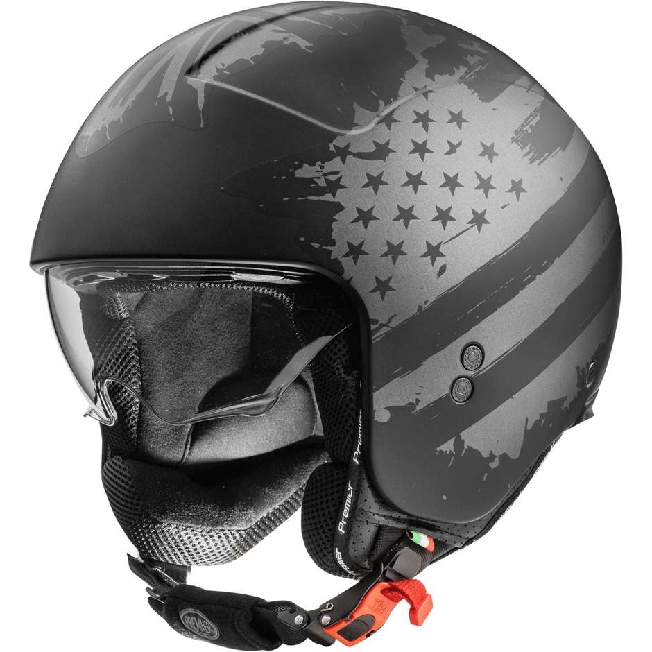 Premier Jet Motorcycle Helmet ROCKER AM 9 BM