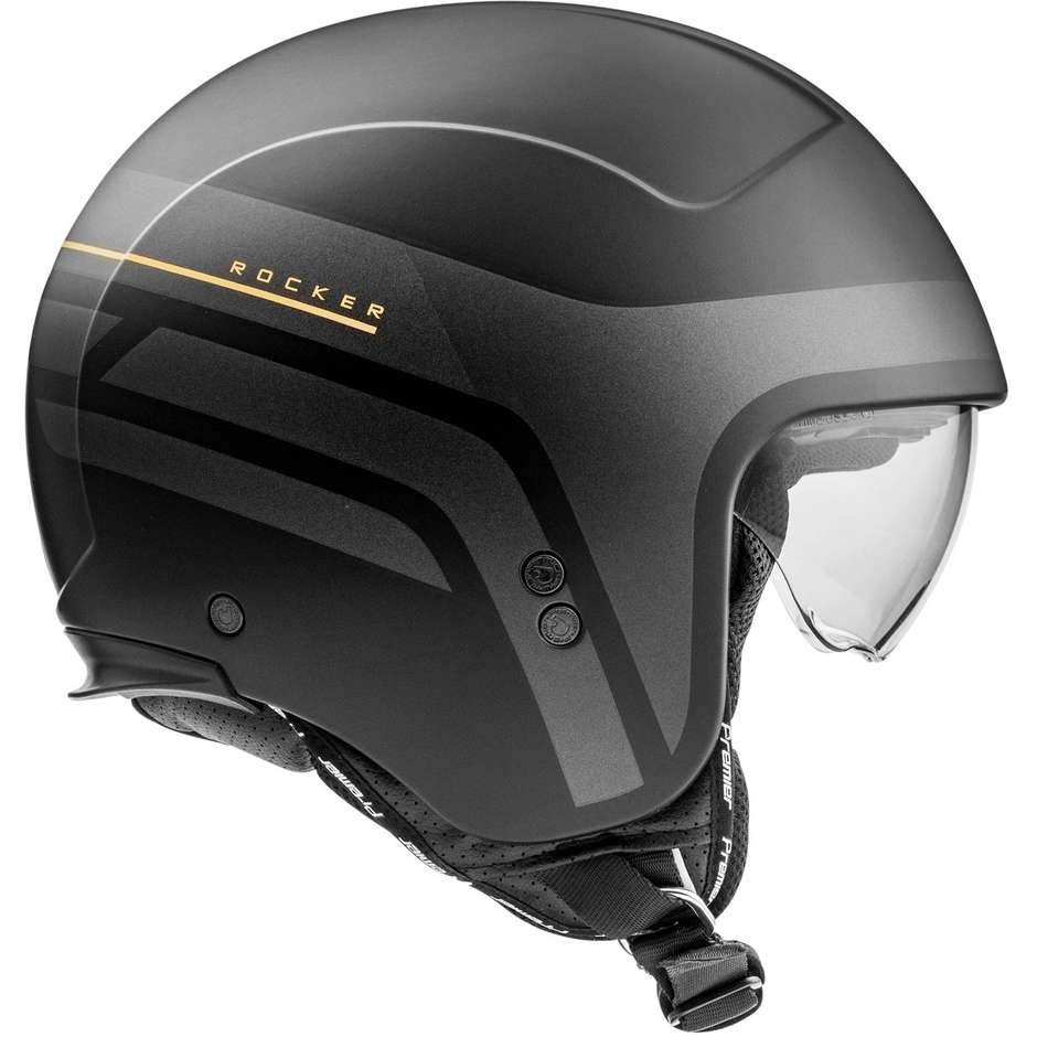 Premier Jet Motorcycle Helmet ROCKER ON 19 BM
