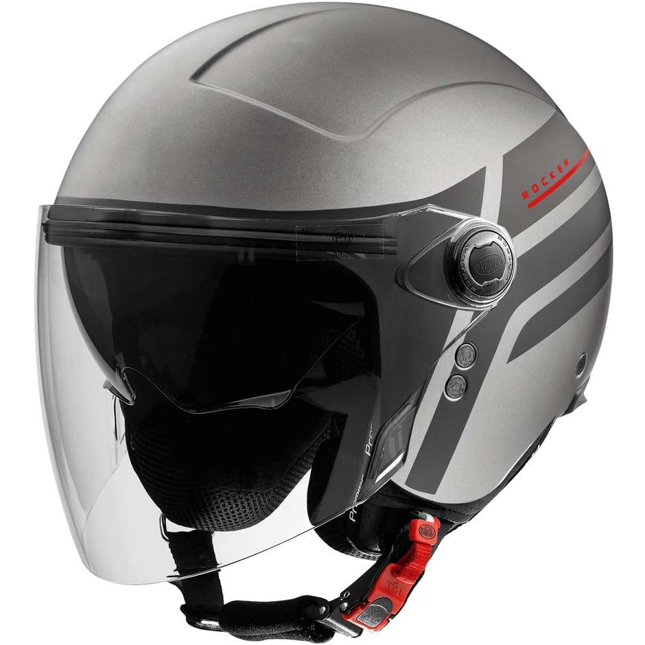 Premier Jet Motorcycle Helmet ROCKER VISOR ON 17 BM