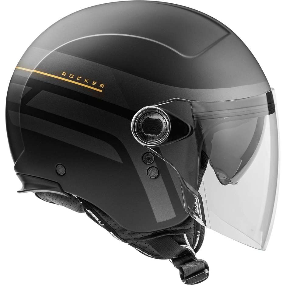 Premier Jet Motorcycle Helmet ROCKER VISOR ON 19 BM
