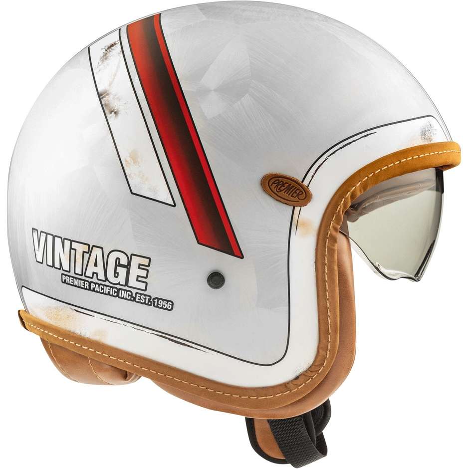 Premier Jet Motorcycle Helmet VINTAGE EVO PLATINUM EDITION DR DO 8 BM