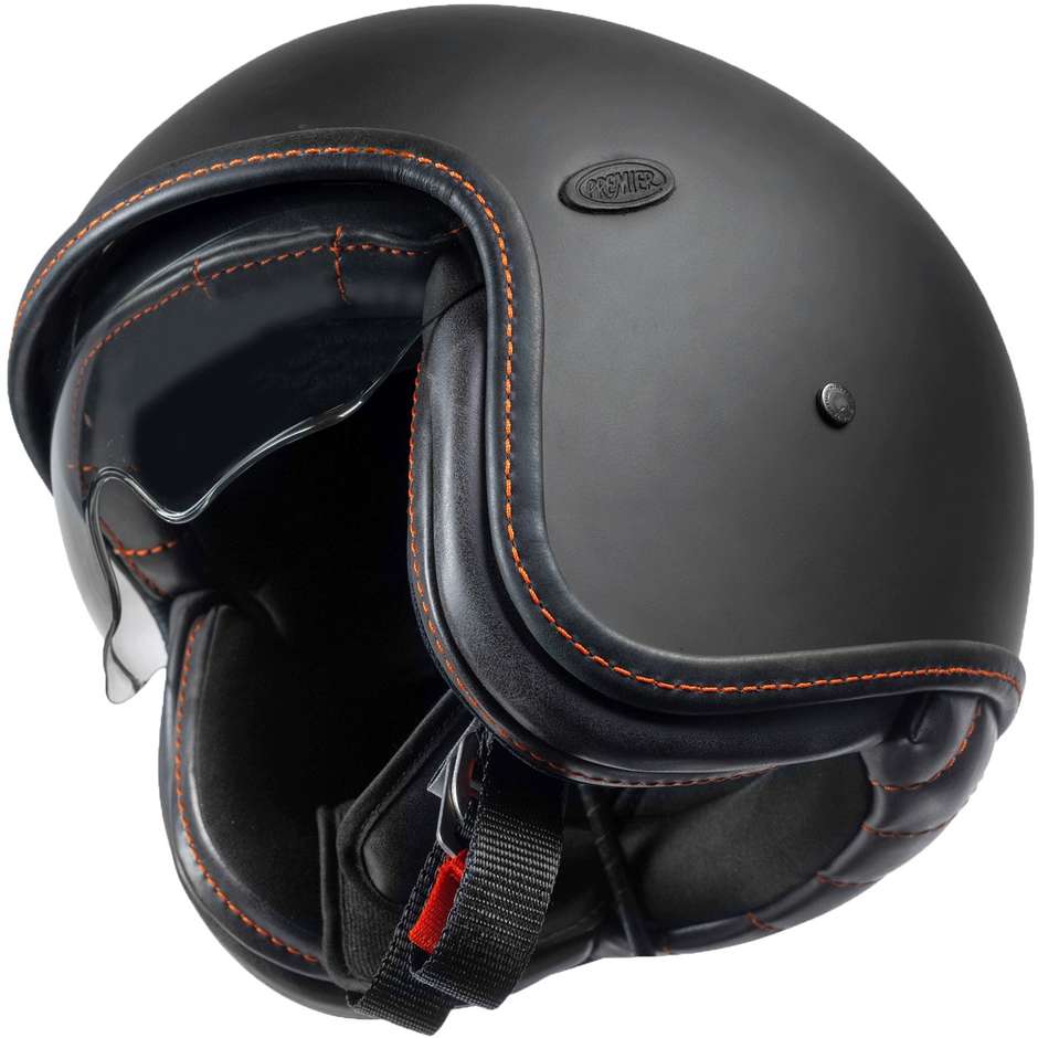 Premier Jet Motorcycle Helmet VINTAGE EVO PLATINUM EDITION U9BM ORANG SAWING