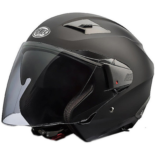 Premier Jet Motorcycle Helmet Visor Matte Black Bliss Dopia