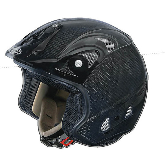 Premier Jet Motorrad Helm Carbon-Free Trial