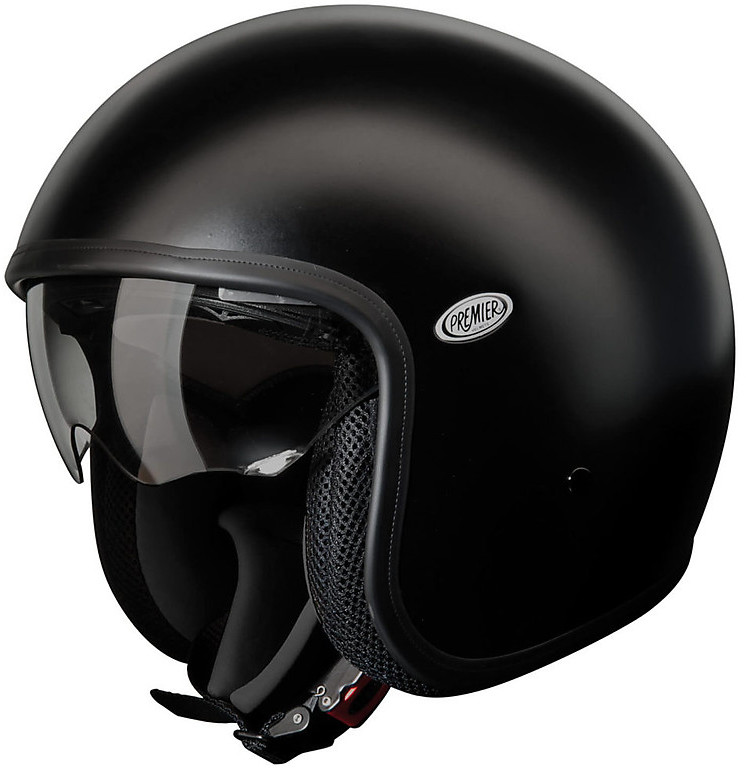 Premier Jet Vintage Motorcycle Helmet visor Fiber With Integrated Mono
