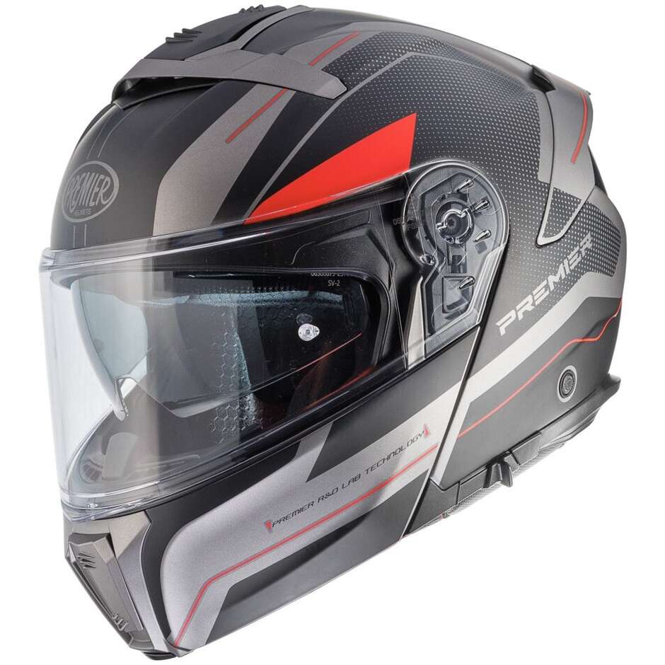 Premier LEGACY GT AS17BM Modular Motorcycle Helmet P/J