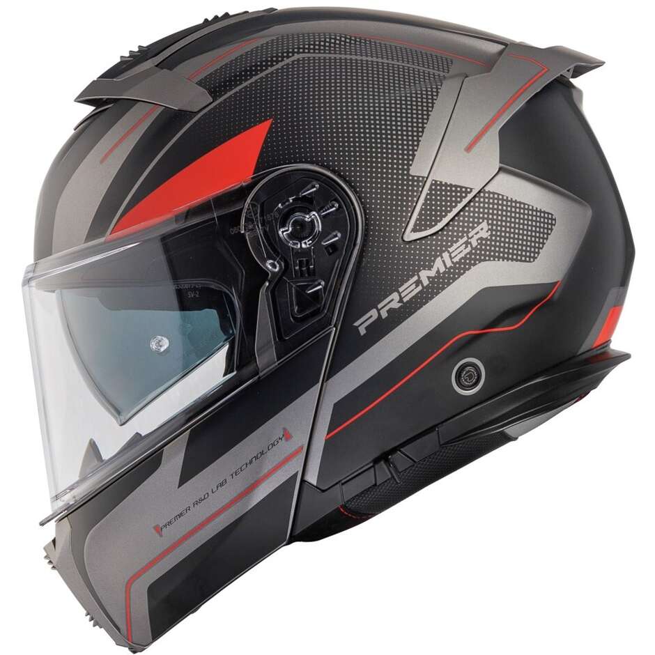 Premier LEGACY GT AS17BM Modular Motorcycle Helmet P/J