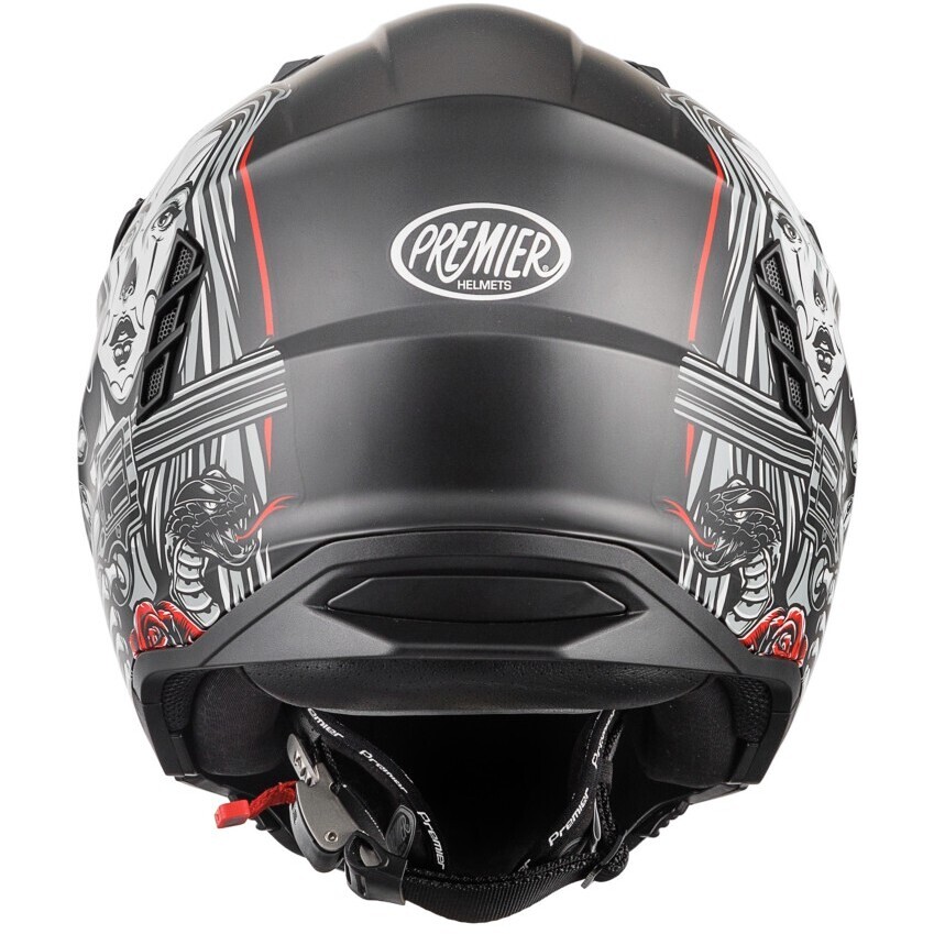 Premier SUBVERTER DB9BM Jet Motorcycle Helmet