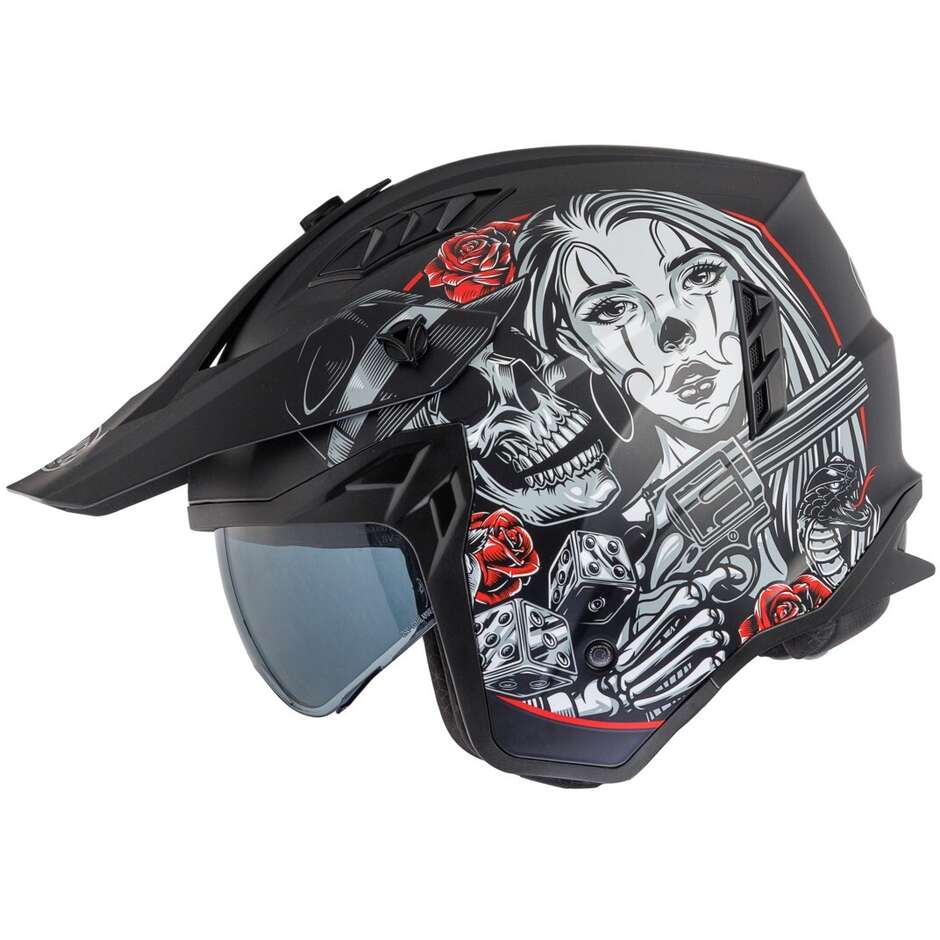 Premier SUBVERTER DB9BM Jet Motorcycle Helmet