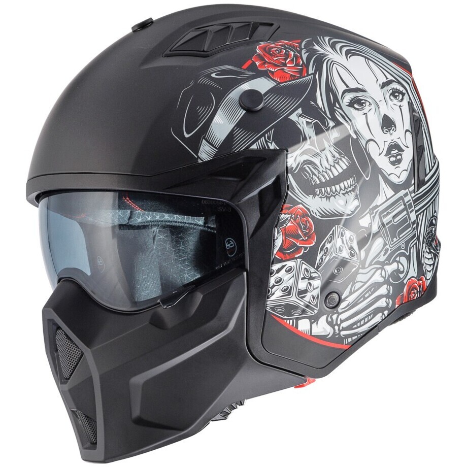 Premier SUBVERTER DB9BM Jet-Motorradhelm