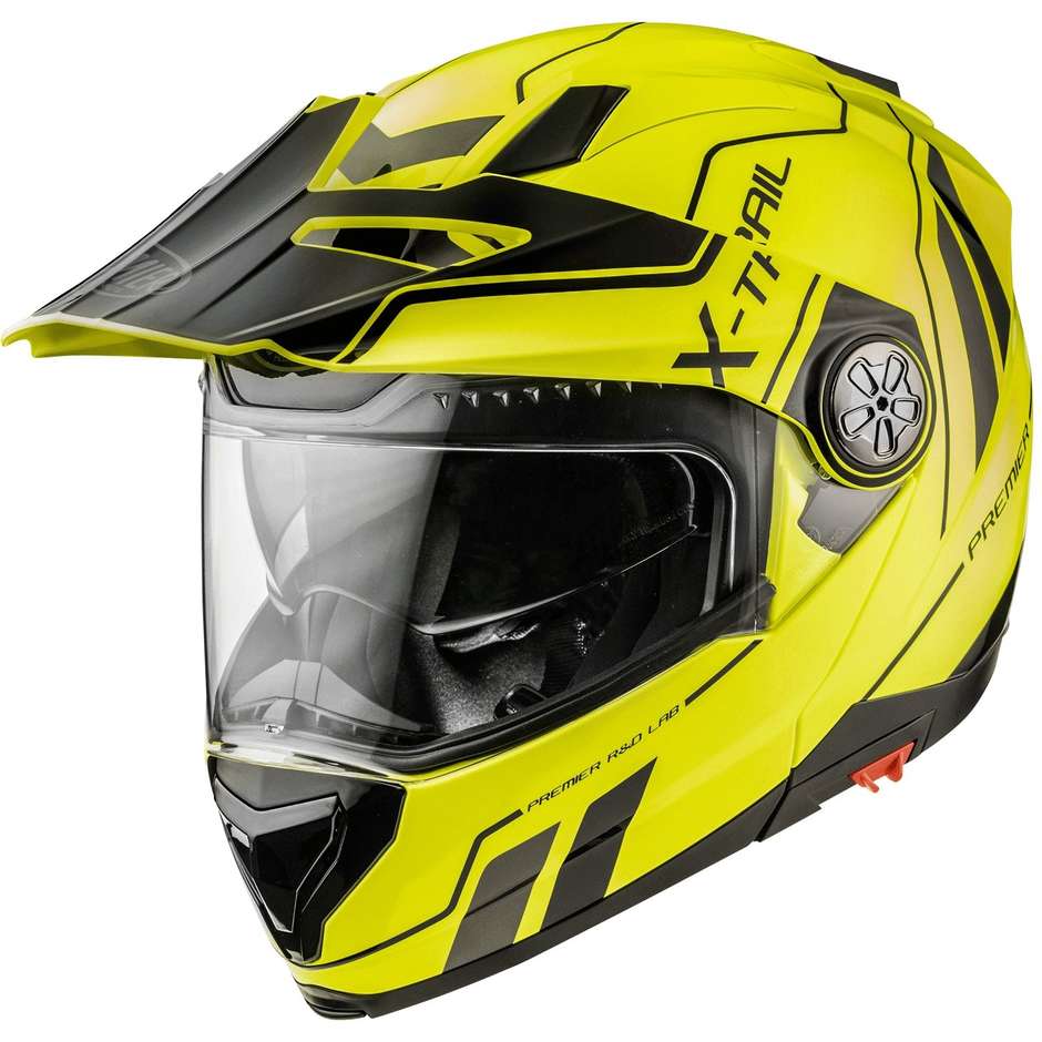 Premier X-TRAIL EVO XT FLUO Modular Motorcycle Helmet