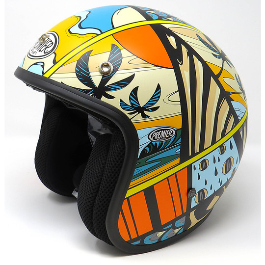 Premium Motorcycle Jet Helmets Classic Classic Pin Up Mali