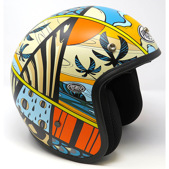 Premium Motorcycle Jet Helmets Classic Classic Pin Up Mali
