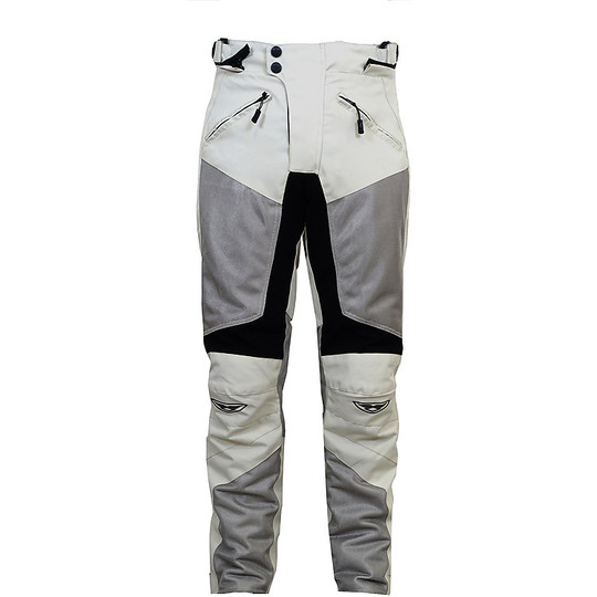 Prexport EGO Gray Perforated Motorcycle Pants