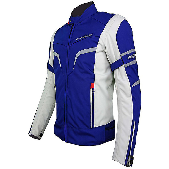 Prexport Milano Lady Womens Motorcycle Jacket Waterproof Ice Blu