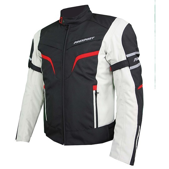 Prexport Milano Waterproof Motorcycle Jacket Ice Black