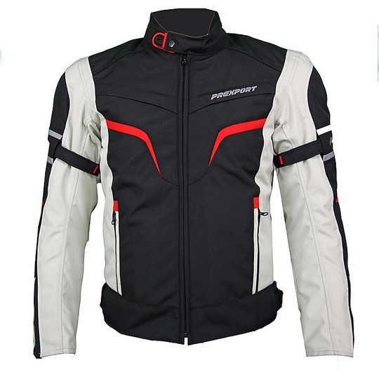 Prexport Milano Waterproof Motorcycle Jacket Ice Black