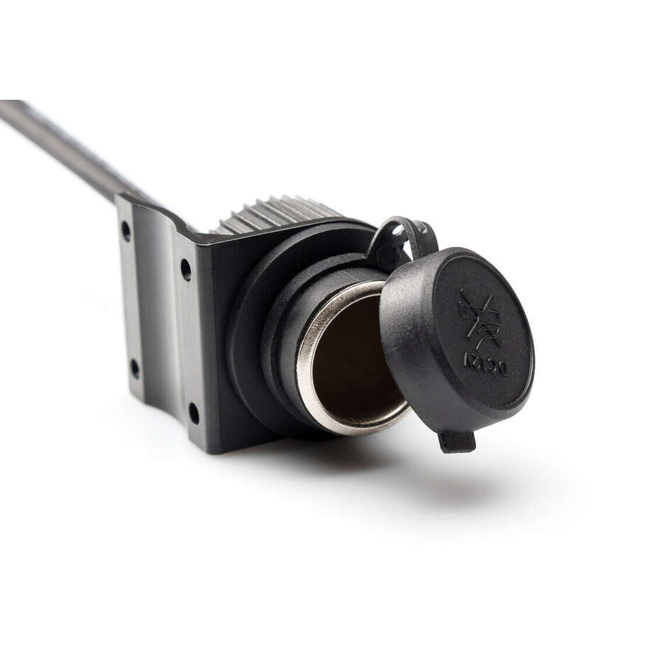 Prise allume-cigare Sw-Motech EMA.00.107.10200 avec câblage noir pour 12 V