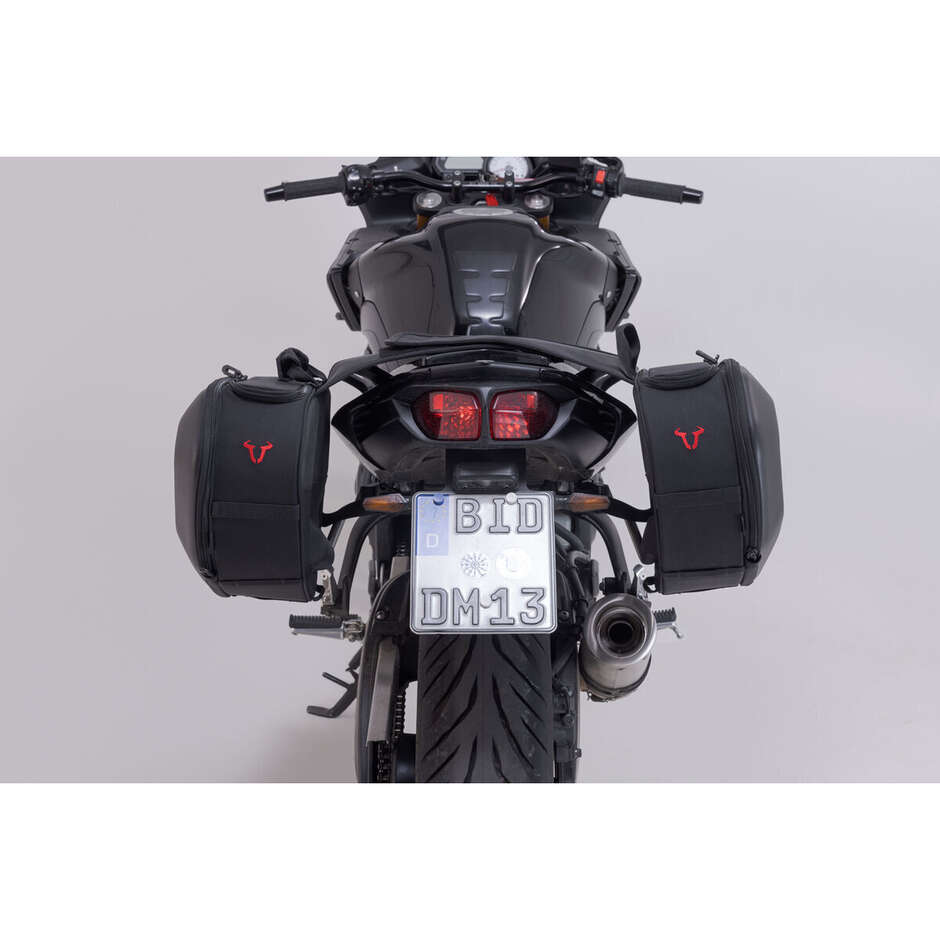 Pro Blaze Seitentaschen-Set Schwarz/Anthrazit Sw-Motech BC.HTA.06.740.35300 für Yamaha FZ1 / FZ1 Fazer / FZ8 / FZ8 Fazer