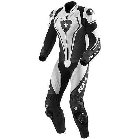 Professional Full Rev'it VERTEX PRO Motorcycle Suit White Black