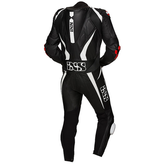 Professional Leather Motorcycle Suit 1pc. Ixs RS-1000 Kangaroo Black
