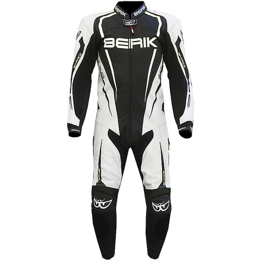 Professional Leather Motorcycle Suit Berik 2.0 Ls1-171334-BK White Black