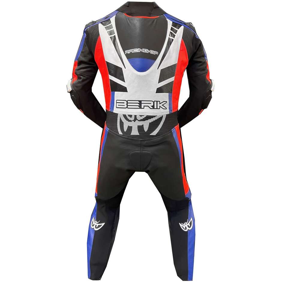 Professional Motorcycle Leather Suit Berik 2.0 Ls1-171334SP Valencia Black White Red Fluo Blue