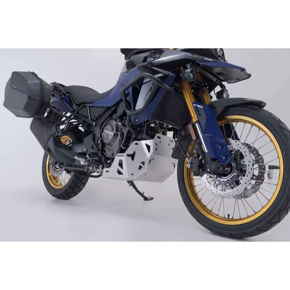 Protection de carter SILVER Sw-Motech MSS.05.845.10001/S pour Suzuki V-Strom800/DE (22-25)