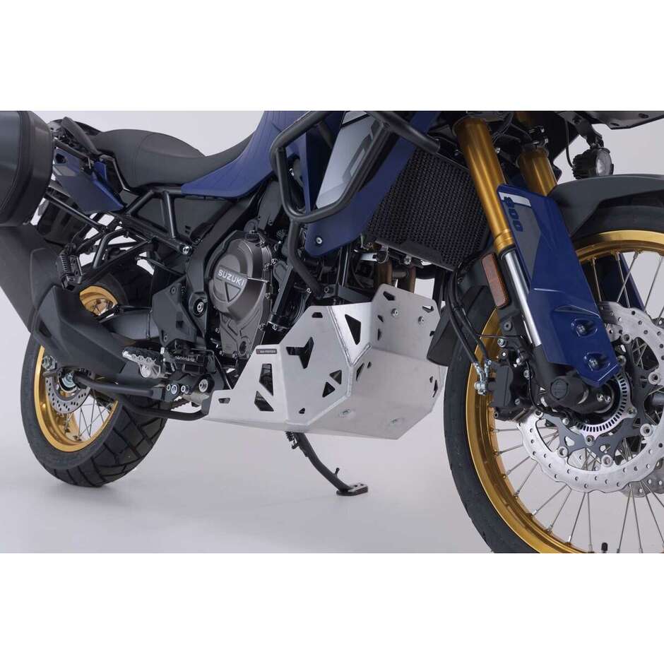 Protection de carter SILVER Sw-Motech MSS.05.845.10001/S pour Suzuki V-Strom800/DE (22-25)