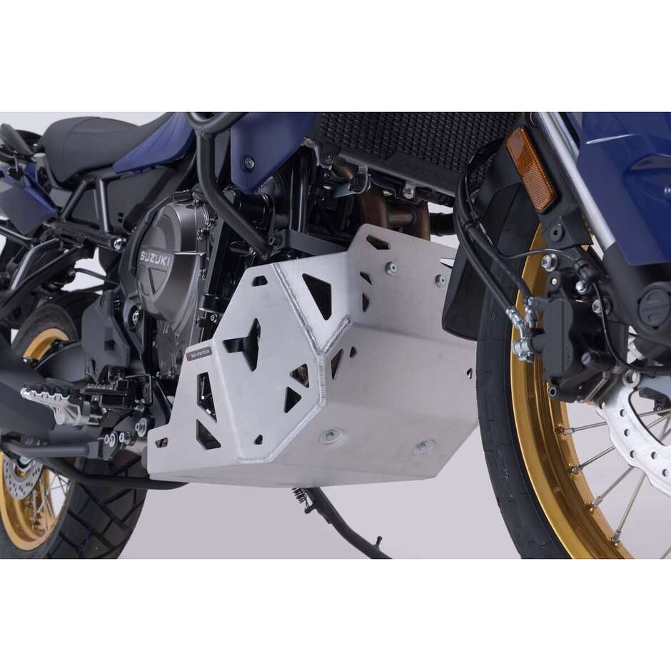 Protection de carter SILVER Sw-Motech MSS.05.845.10001/S pour Suzuki V-Strom800/DE (22-25)