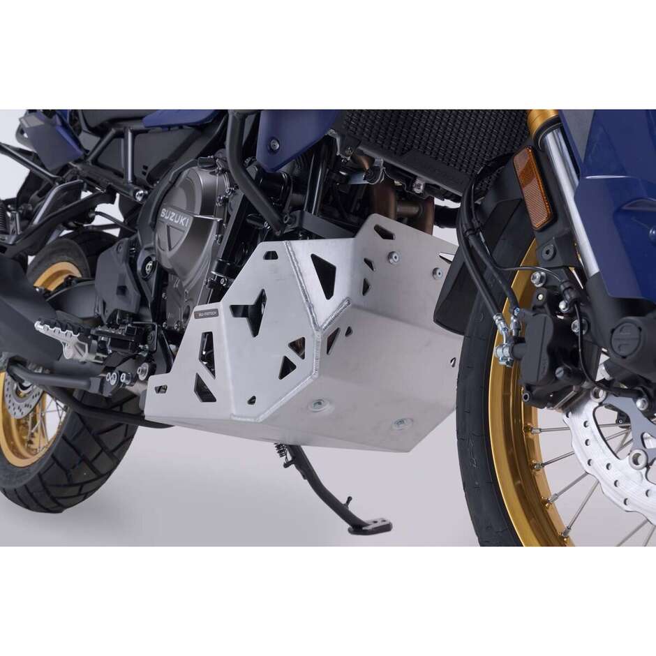 Protection de carter SILVER Sw-Motech MSS.05.845.10001/S pour Suzuki V-Strom800/DE (22-25)