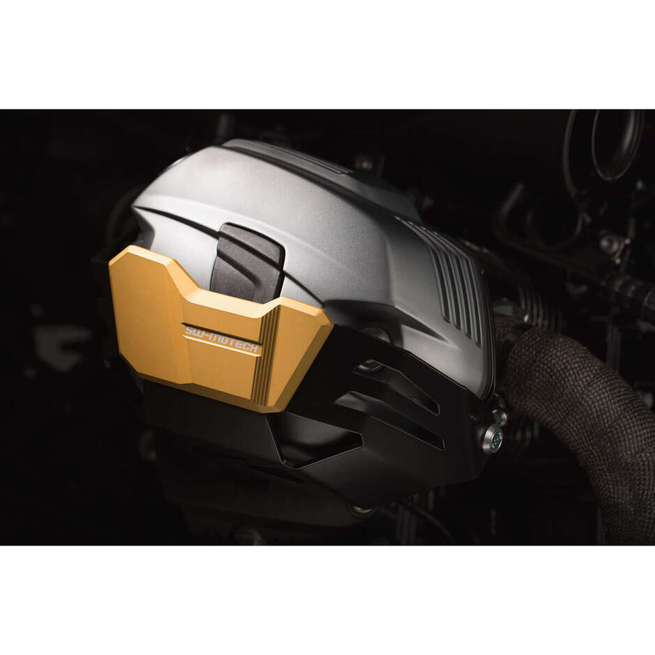 Protection de cylindre or/noir SW-Motech MSS.07.754.10000/GD pour BMW R1200 R/GS/Adv, R nineT