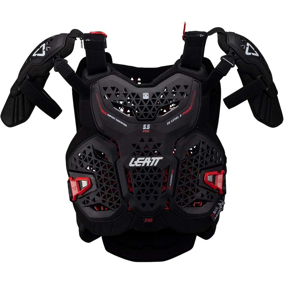 Protection de poitrine Leatt CHEST PROTECTOR 5.5 PRO EVO Noir Moto Cross