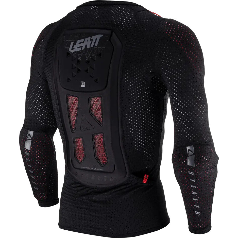 Protection de poitrine pour motocross Leatt BODY PROTECTOR REAFLEX STEALTH Gris