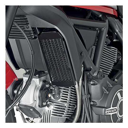 Protection de radiateur en acier inoxydable Spécifications Kappa pour Ducati Scrambler 800 (2015)