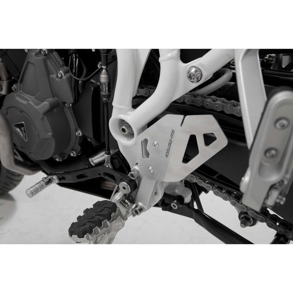 Protection de talon gauche noire SW-Motech SCT.11.953.10100/B pour Triumph Tiger 900/GT/Rally/Pro (19-23)