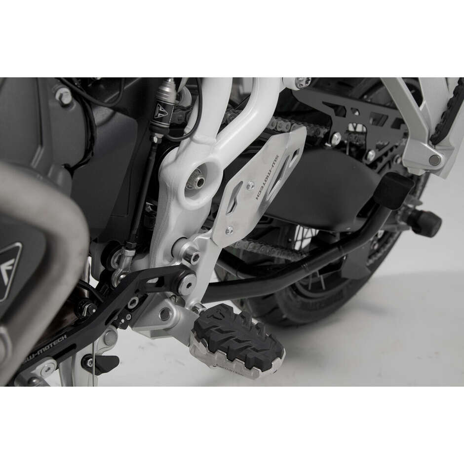 Protection de talon gauche noire SW-Motech SCT.11.953.10100/B pour Triumph Tiger 900/GT/Rally/Pro (19-23)