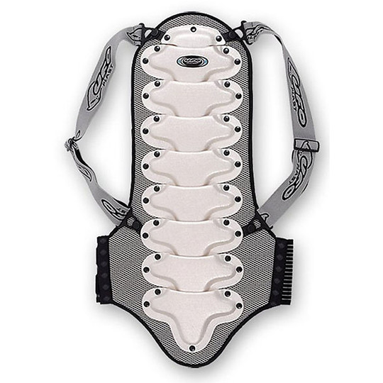 Protection dorsale Protection dorsale UFO avec ceinture 9104 blanc 8 vertèbres