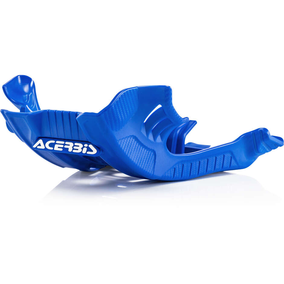 Protection moteur Acerbis bleue/blanche pour YAMAHA YZ 125 (06-26) ; FANTIC MOTOR XE 125 (21-26) ; XX 125 (21-26)