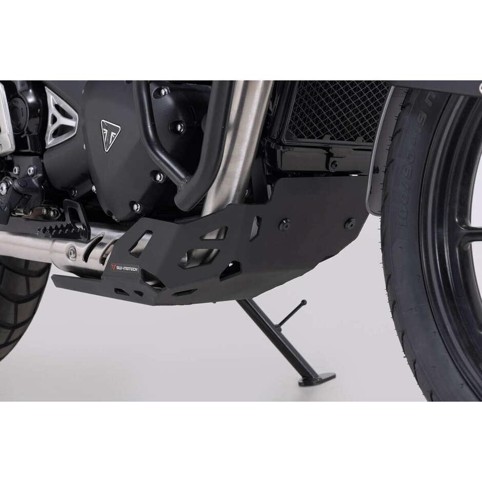 Protection moteur noire Sw-Motech MSS.11.616.10100/B pour Triumph Scrambler 400 X (23-)