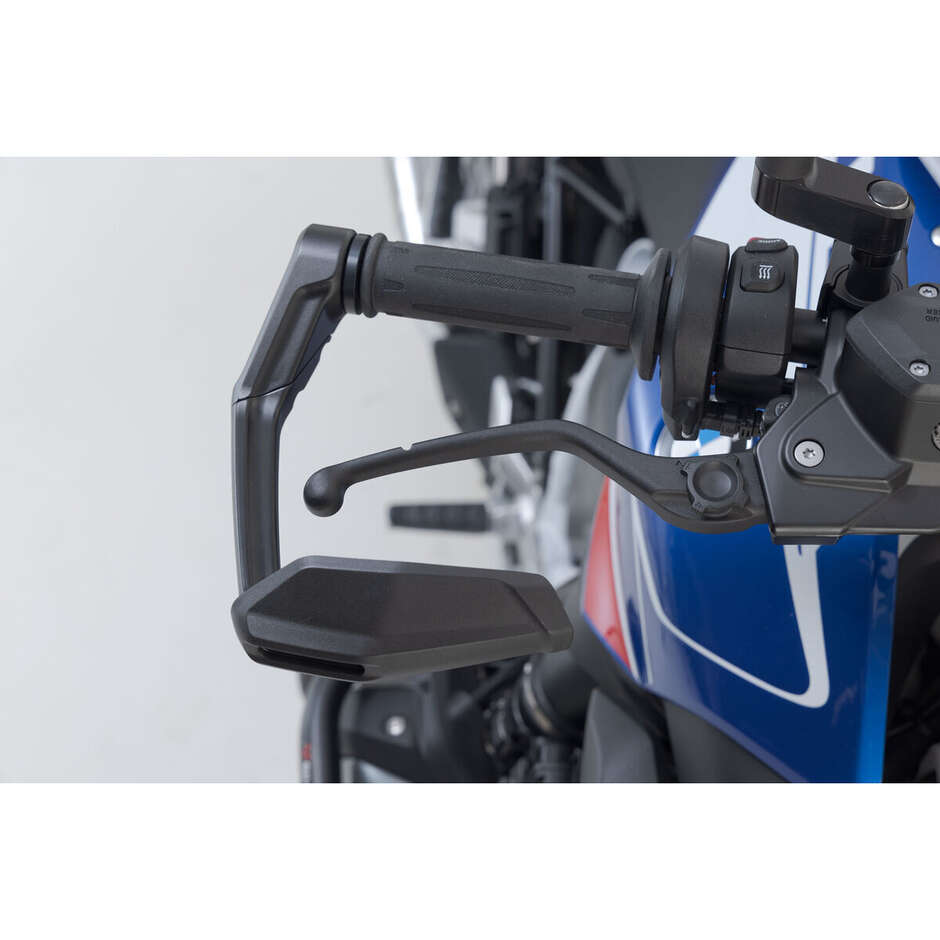 Protections de leviers avec déflecteur de vent noir SW-Motech LVG.07.913.11001/B pour modèles BMW