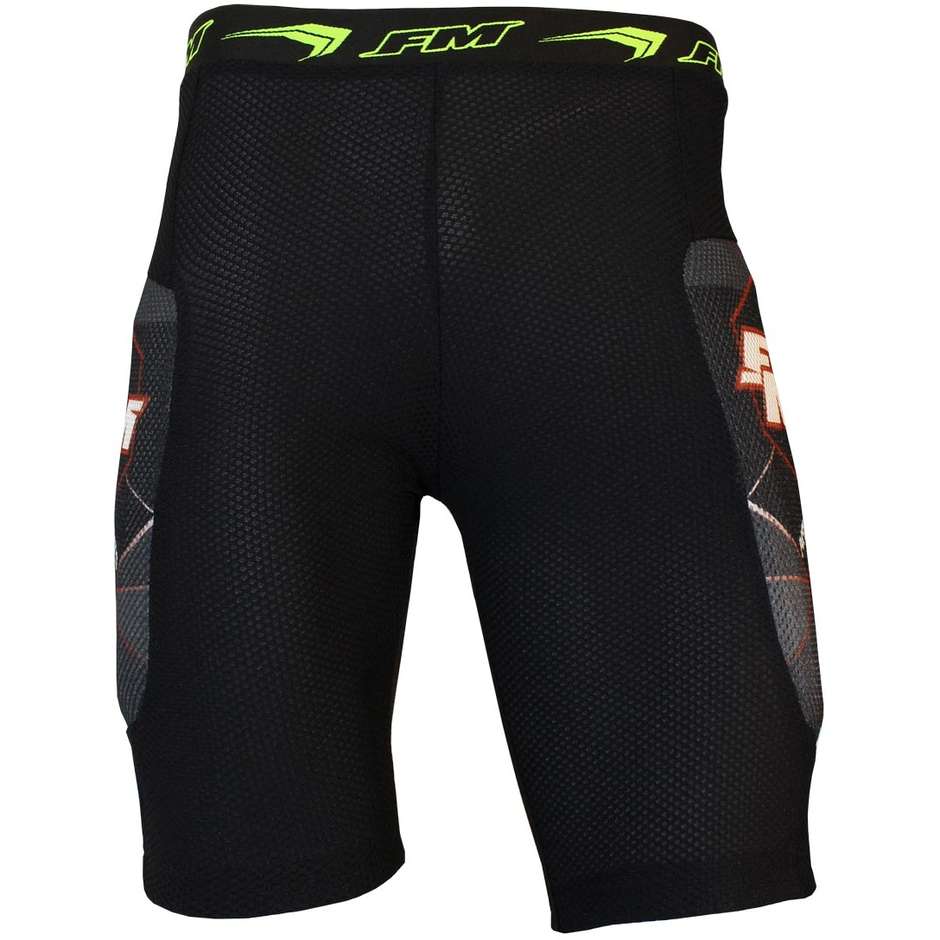 Protective Shorts Moto Cross Enduro Racing Air Pants Schwarz Rot FM