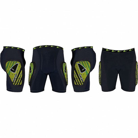 Protective Shorts UFO with protections Kombat Padded Short Green