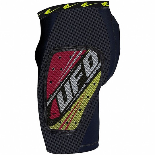 Protective Shorts UFO with protections Kombat Padded Short Red