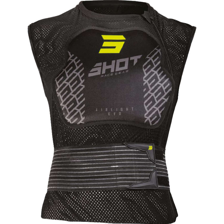 Protective Sleeveless Motorcycle Vest With Real Band And Shot Back Protector