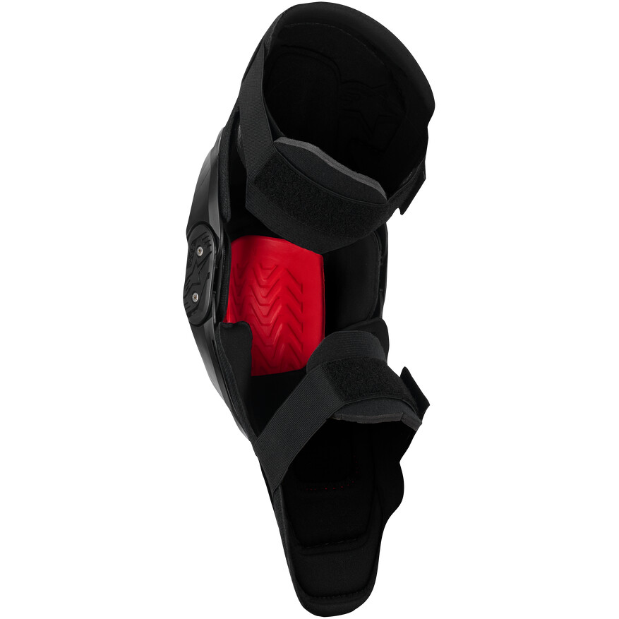 Protettore Ginocchio Cross Enduro Alpinestars SX-1 PLASMA Nero Rosso Grigio