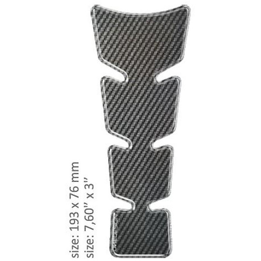 Protezione Adesiva Per Serbatoio Print In Resina Modello Carbon Fiber XL